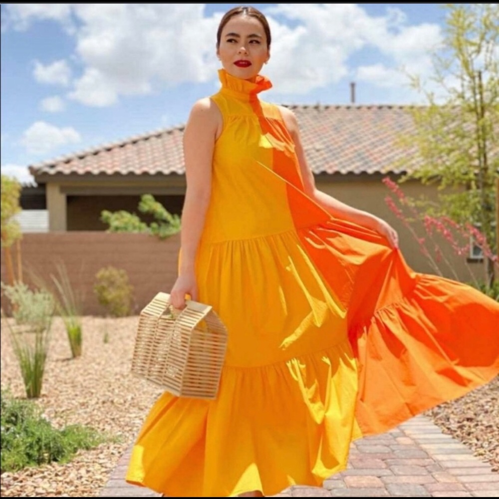 Christopher John Rogers for target two tone dress